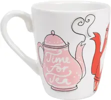 Blond Amsterdam mok keramiek time for tea 10x11.5cm multi  - afbeelding 3