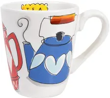 Blond Amsterdam mok keramiek time for tea 10x11.5cm multi  - afbeelding 1
