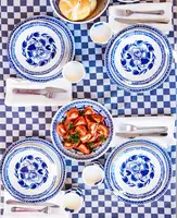 Blond Amsterdam ontbijtbord aardewerk delfts blond 22x2.5cm multi  - afbeelding 3