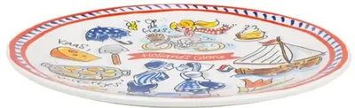 Blond Amsterdam ontbijtbord aardewerk holland 22x2.5cm multi  - afbeelding 2