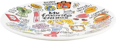 Blond Amsterdam ontbijtbord aardewerk my favorite things 22x2.5cm multi  - afbeelding 2