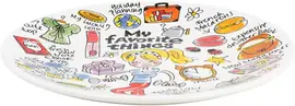 Blond Amsterdam ontbijtbord aardewerk my favorite things 22x2.5cm multi  - afbeelding 2