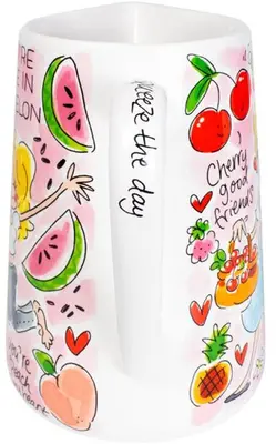 Blond Amsterdam sapkan aardewerk fruit 22.5x21cm multi  - afbeelding 4