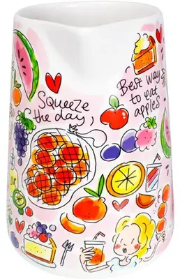 Blond Amsterdam sapkan aardewerk fruit 22.5x21cm multi  - afbeelding 2