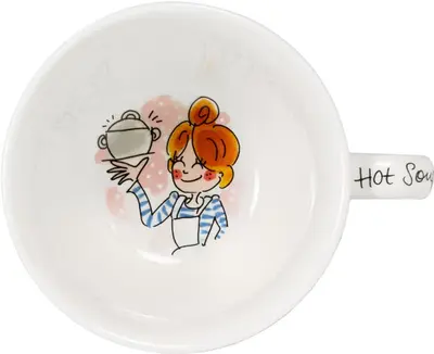 Blond Amsterdam soepkom aardewerk blond hug 12.7x9.7cm multi  - afbeelding 5