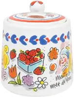 Blond Amsterdam suikerpot aardewerk holland 12x12cm multi  - afbeelding 4