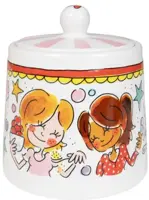 Blond Amsterdam suikerpot aardewerk sweet 8x11cm multi  - afbeelding 2