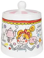 Blond Amsterdam suikerpot aardewerk sweet 8x11cm multi 