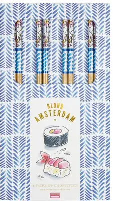 Blond Amsterdam Sushi: chopsticks, set van 4 paar  - afbeelding 2