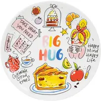 Blond Amsterdam taartbord 18cm Big Hug  - afbeelding 1
