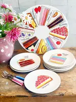 Blond Amsterdam taartbord aardewerk apple pie 18x2cm multi  - afbeelding 3