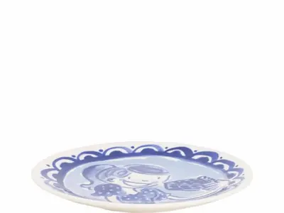 Blond Amsterdam taartbord aardewerk delfts blond 18x2cm multi  - afbeelding 2