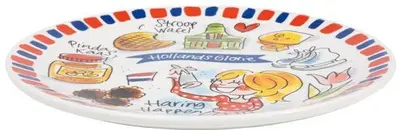 Blond Amsterdam taartbord aardewerk hollands glorie 18x2cm multi  - afbeelding 2