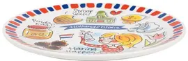 Blond Amsterdam taartbord aardewerk hollands glorie 18x2cm multi  - afbeelding 2