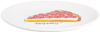 Blond Amsterdam taartbord aardewerk raspberry pie 18x2cm multi  - afbeelding 2