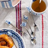 Blond Amsterdam taartvorkjes set van 4 Delfts Blond multi - afbeelding 2