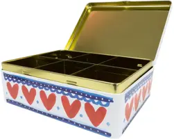 Blond Amsterdam theeblik rvs holland 25x15x6cm multi  - afbeelding 2