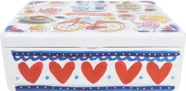 Blond Amsterdam theeblik rvs holland 25x15x6cm multi  - afbeelding 3