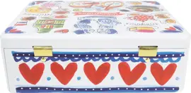 Blond Amsterdam theeblik rvs holland 25x15x6cm multi  - afbeelding 5