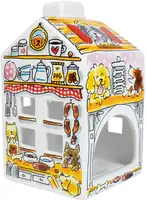 Blond Amsterdam theelichthouder aardewerk hond 8.5x8.5x14.5cm multi - afbeelding 1