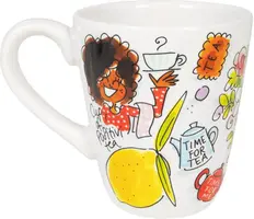 Blond Amsterdam theemok aardewerk slow down! 0,35l 10x11.5cm multi  - afbeelding 3