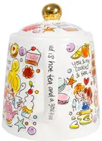 Blond Amsterdam theepot aardewerk you and me 28.5x15x17.5cm multi  - afbeelding 4