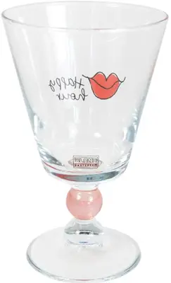 Blond Amsterdam wijnglas glas happy hour 9x14.5cm transparant  - afbeelding 2