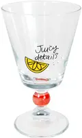 Blond Amsterdam wijnglas glas juicy 9x14.5cm transparant  - afbeelding 1