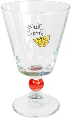 Blond Amsterdam wijnglas glas juicy 9x14.5cm transparant  - afbeelding 2
