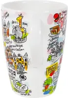 Blond Amsterdam xl beker aardewerk amsterdam 10x14cm multi  - afbeelding 4