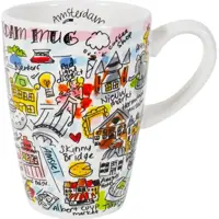 Blond Amsterdam xl beker aardewerk amsterdam 10x14cm multi  - afbeelding 2
