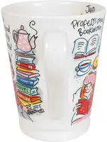 Blond Amsterdam xl beker aardewerk book lover 10x14cm multi  - afbeelding 4