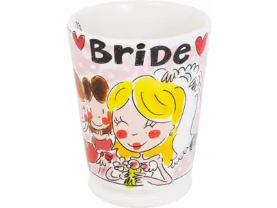Blond Amsterdam xl beker aardewerk bride 10x14cm multi  - afbeelding 2