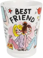 Blond Amsterdam xl mok aardewerk best friend 10x12.5cm multi  - afbeelding 3