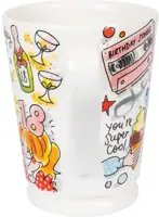 Blond Amsterdam xl mok aardewerk cheers to 18 years 10x13cm multi  - afbeelding 4