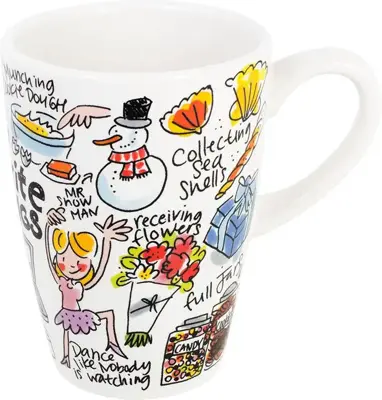 Blond Amsterdam xl mok aardewerk my favorite things 10x12.5cm multi  - afbeelding 3