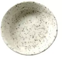 Boles d'olor schaal keramiek amberblokjes 8.9x2.6cm wit gespikkeld kopen?