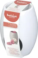 Bolsius aromatic waxbrander true scents ellips 9,4 cm wit