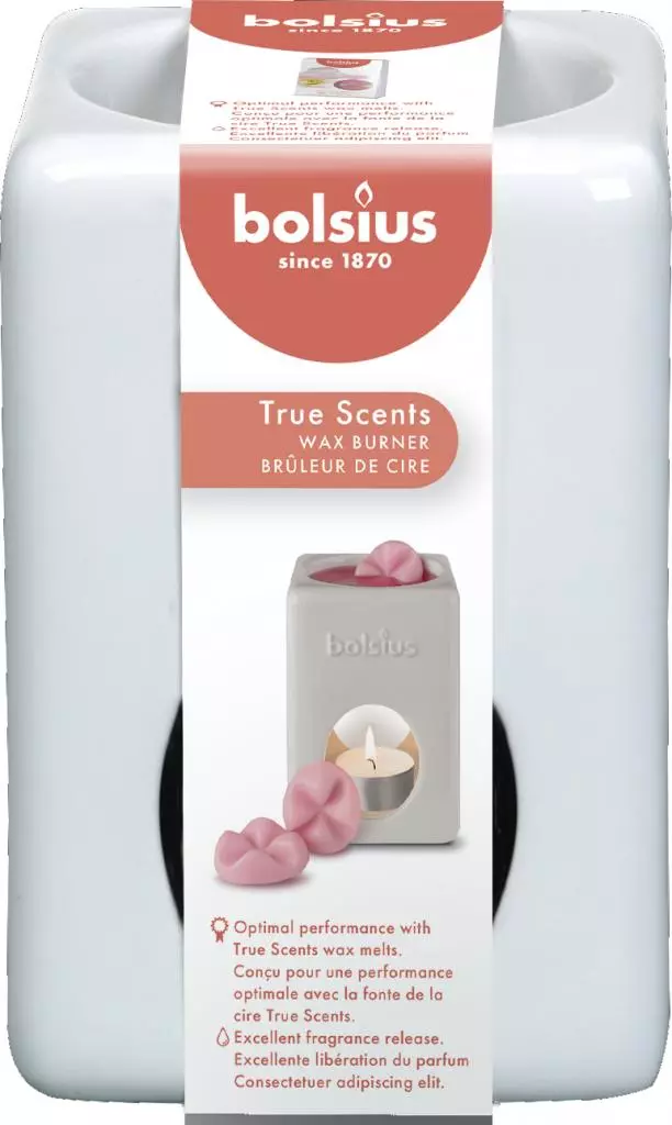Om toevlucht te zoeken gemak partner Bolsius aromatic waxbrander true scents square 8,2 cm wit kopen? -  tuincentrum Osdorp :)