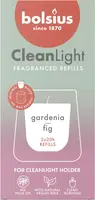 Bolsius cleanlight navulling gardenia & fig 2 stuks - afbeelding 1