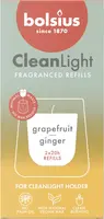 Bolsius cleanlight navulling grapefruit & ginger 2 stuks - afbeelding 1