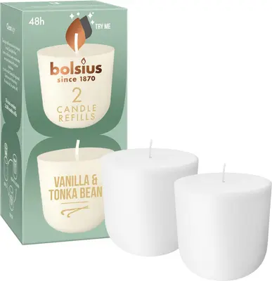 Bolsius cleanlight navulling vanilla & tonka bean  - afbeelding 2
