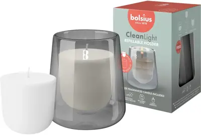 Bolsius cleanlight startersset cypress & amber - afbeelding 2