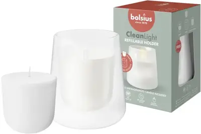 Bolsius cleanlight startersset geurloos - afbeelding 1