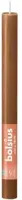 Bolsius dinerkaars rustiek shine 27cm spice brown