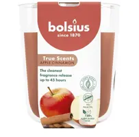 Bolsius geurglas large true scents apple cinnamon