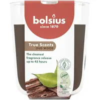 Bolsius geurglas large true scents oud wood