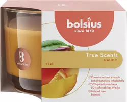 Bolsius geurglas medium true scents mango