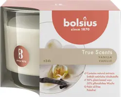 Bolsius geurglas medium true scents vanilla