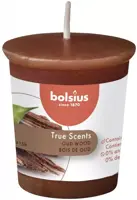 Bolsius geurkaars votive true scents oud wood